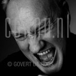 26-03-1998 Henk Poort at studio in Amsterdam on behalf of Schreeuwen project.

[keywords]Black and With Imag, Black and White Image, Headshot[/keywords]